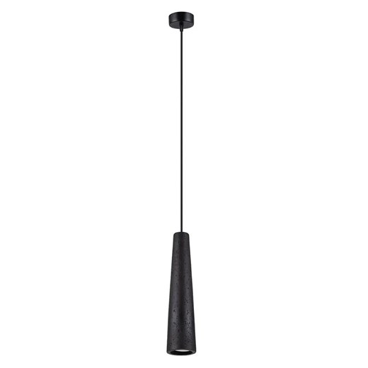 Czarna loftowa lampa wisząca z betonu A614 K3-N34 ze sklepu Edinos.pl w kategorii Lampy wiszące - zdjęcie 174880638