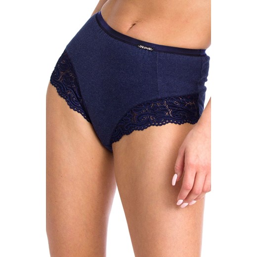 Key ciepła bielizna Hot Touch z podwyższonym stanem granatowa 2-Pack LPF 729 GR, Kolor granatowy, Rozmiar 3XL, Key ze sklepu Primodo w kategorii Majtki damskie - zdjęcie 174897566