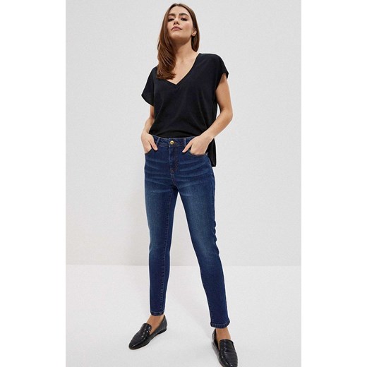 Jeansy push up 3720, Kolor granatowy, Rozmiar XS, Moodo S Primodo