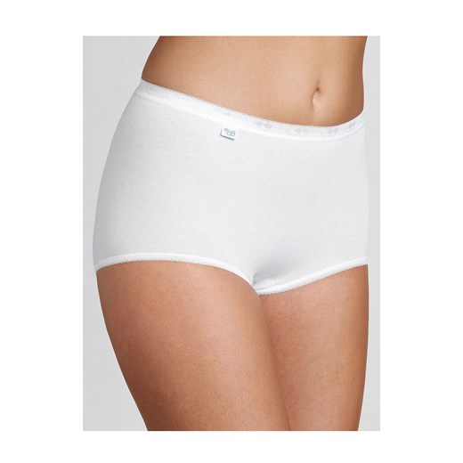 Sloggi Basic+ Maxi białe wysokie figi damskie 10005037, Kolor biały, Rozmiar 38, Sloggi ze sklepu Primodo w kategorii Majtki damskie - zdjęcie 174909775
