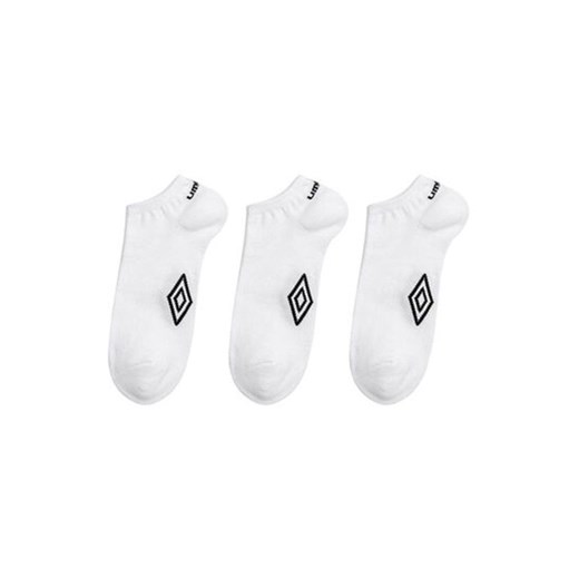 Umbro 3-pack bawełniane białe skarpety stopki, Kolor biały, Rozmiar 39-42, Umbro Umbro 39-42 Primodo