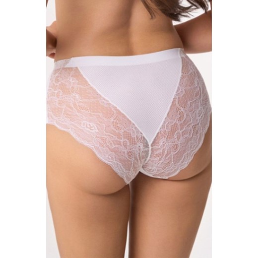 Białe figi damskie z wysokim stanem 2010, Kolor biały, Rozmiar S, Babell ze sklepu Intymna w kategorii Majtki damskie - zdjęcie 174914566