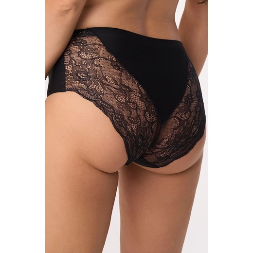 Czarne figi damskie z wysokim stanem 2010, Kolor czarny, Rozmiar S, Babell ze sklepu Intymna w kategorii Majtki damskie - zdjęcie 174914569