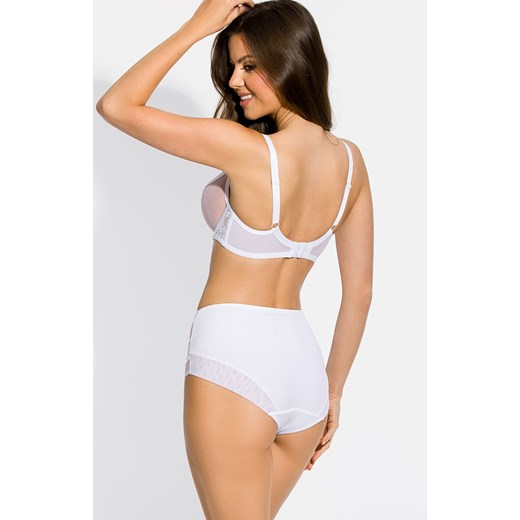 Figi damskie z wysokim stanem białe Deziro 19025, Kolor biały, Rozmiar 2XL, Mediolano ze sklepu Intymna w kategorii Majtki damskie - zdjęcie 174915346
