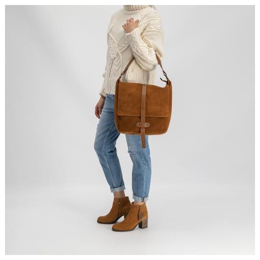 Wojas Duża Torebka Z Łączonych Skór ze sklepu Wojas w kategorii Torby Shopper bag - zdjęcie 174921105