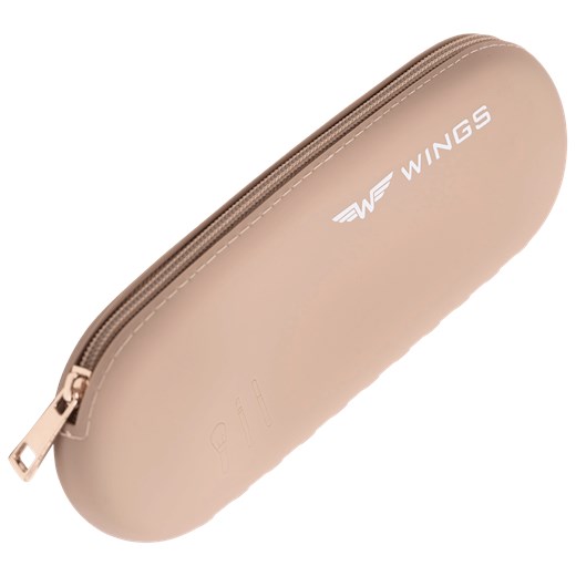 Silikonowe etui podróżne na pędzle BEIGE ze sklepu WINGS w kategorii Etui - zdjęcie 174921458