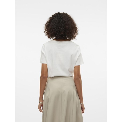 Vero Moda Koszulka w kolorze białym Vero Moda XS promocyjna cena Limango Polska