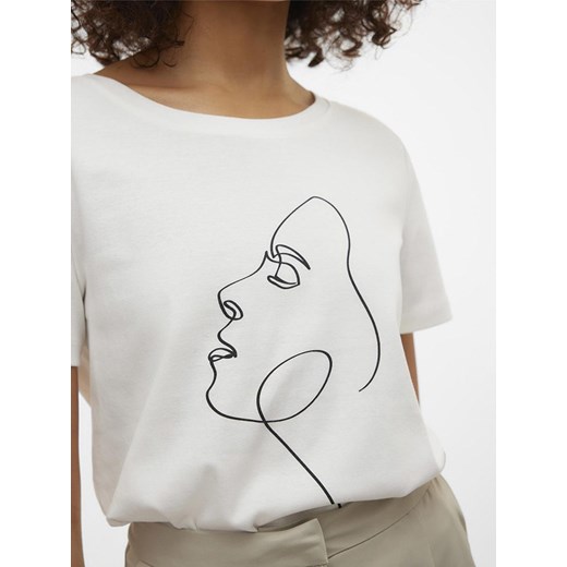 Vero Moda Koszulka w kolorze białym Vero Moda XS promocja Limango Polska