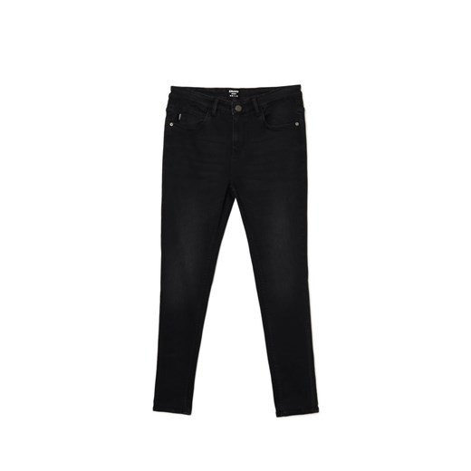 Cropp - Czarne jeansy skinny - czarny ze sklepu Cropp w kategorii Jeansy męskie - zdjęcie 174925048