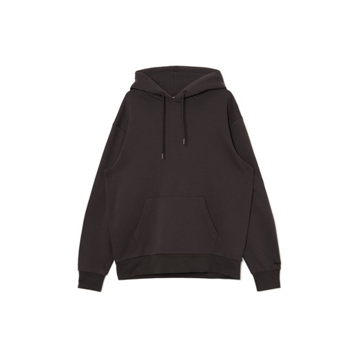 Cropp - Brązowa bluza regular z kapturem - czerwony ze sklepu Cropp w kategorii Bluzy męskie - zdjęcie 174925059