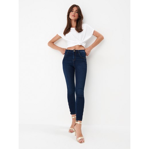 Mohito - Jeansy skinny - granatowy ze sklepu Mohito w kategorii Jeansy damskie - zdjęcie 174925065