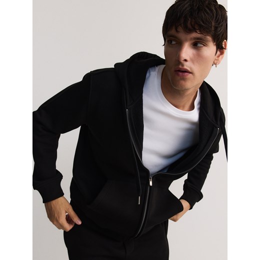 Reserved - Bluza z kapturem - czarny Reserved L Reserved