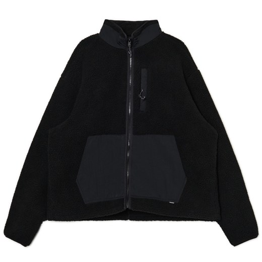 Cropp - Czarna bluza sherpa - czarny Cropp M Cropp