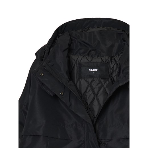 Cropp - Czarna kurtka anorak z kapturem - czarny Cropp XS Cropp