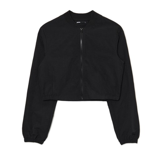 Cropp - Bluzka z zapięciem - czarny Cropp XL Cropp