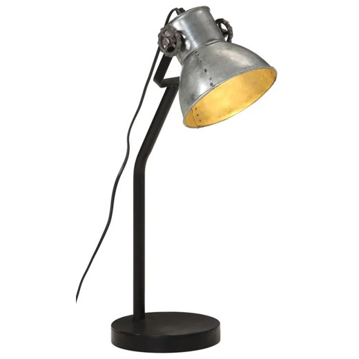 Srebrna retro lampa na biurko H9-T28 ze sklepu Edinos.pl w kategorii Lampy stołowe - zdjęcie 174929299