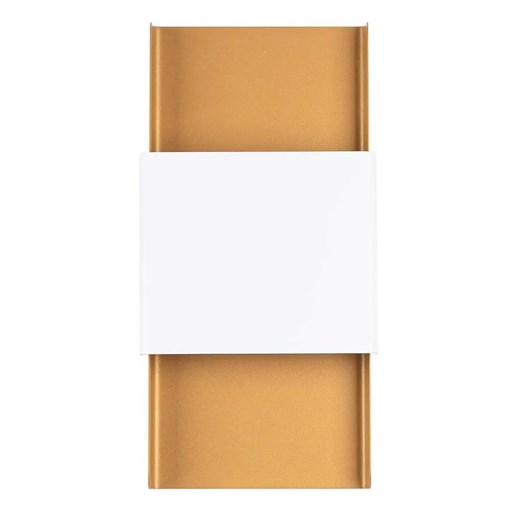 Biało-złoty minimalistyczny metalowy kinkiet - 3X A616 S8-T24 ze sklepu Edinos.pl w kategorii Lampy ścienne - zdjęcie 174929496