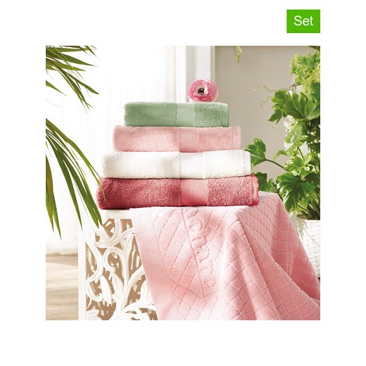 Cacharel Ręczniki (4 szt.) &quot;Hibiscus&quot; w kolorze różowym ze sklepu Limango Polska w kategorii Ręczniki - zdjęcie 174930458