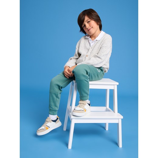 Sinsay - Spodnie dresowe jogger - zielony Sinsay 98 Sinsay