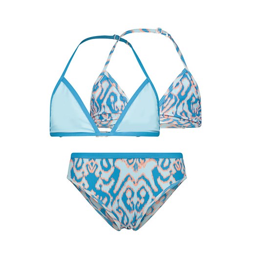 Vingino 3-częściowe bikini &quot;Zamantha&quot; w kolorze niebiesko-pomarańczowym ze sklepu Limango Polska w kategorii Stroje kąpielowe - zdjęcie 174937879