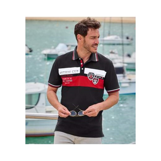 Koszulka polo Winch&Wheel Mythic Cup ze sklepu Atlas For Men w kategorii T-shirty męskie - zdjęcie 174939325