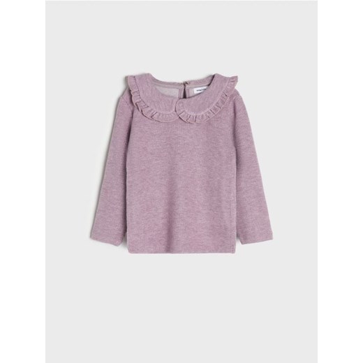 Sinsay - Koszulka z długimi rękawami - niebieski ze sklepu Sinsay w kategorii Kaftaniki i bluzki - zdjęcie 174939798