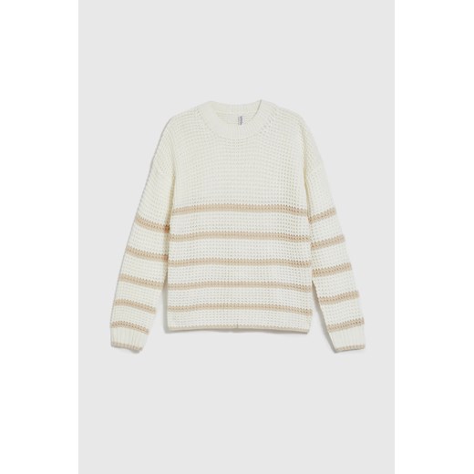 Sweter damski Moodo.pl z okrągłym dekoltem