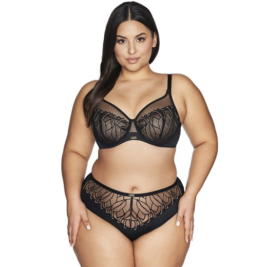 Majtki damskie czarne Ave lingerie