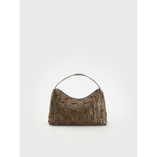 Reserved - Torebka shopper - ciemnoszary ze sklepu Reserved w kategorii Torebki damskie - zdjęcie 174943365