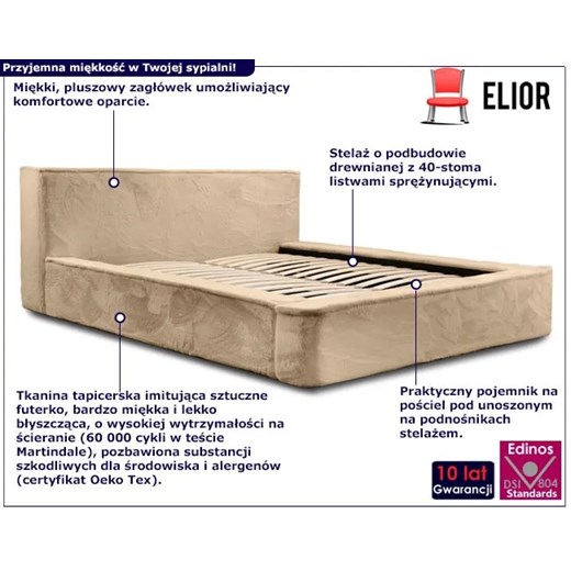Łóżko/materac Elior 