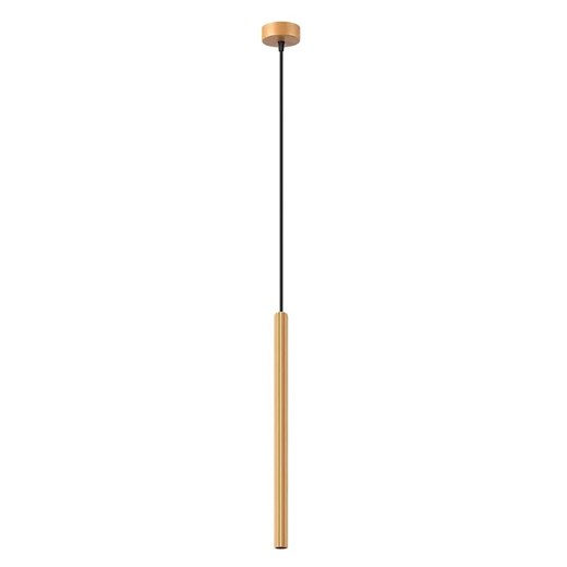 Złota Ryflowana Lampa Wisząca Sopel Nad Wyspę N8-K00 ze sklepu Edinos.pl w kategorii Lampy wiszące - zdjęcie 174944725