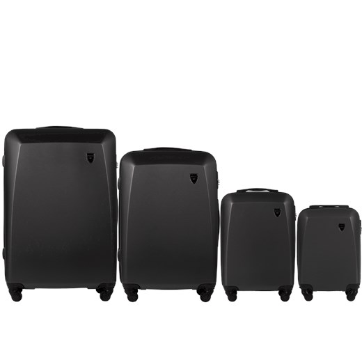 ZESTAW 4 WALIZEK WINGS PLOVER DARK GREY ze sklepu WINGS w kategorii Walizki - zdjęcie 174947147