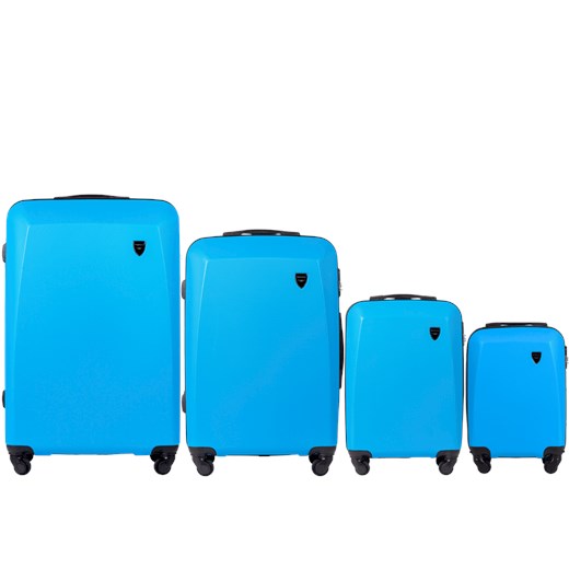 ZESTAW 4 WALIZEK WINGS PLOVER DENIM BLUE ze sklepu WINGS w kategorii Walizki - zdjęcie 174947148