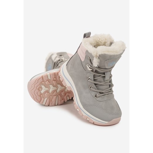 Born2be buty zimowe dziecięce sznurowane 