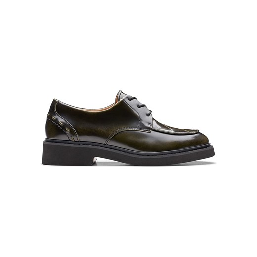 Półbuty damskie Clarks wiązane płaskie casualowe