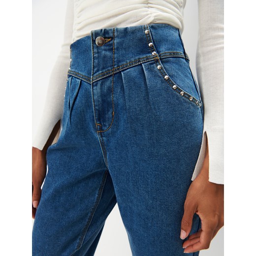 Mohito - Jeansy slouchy - niebieski Mohito 42 Mohito