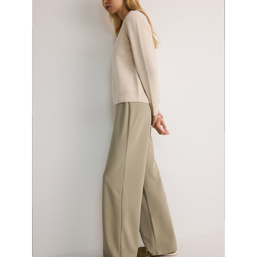 Spodnie damskie Reserved z elastanu 