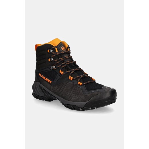 Mammut buty Sapuen High GTX męskie kolor szary lekko ocieplone 3030.04241 ze sklepu ANSWEAR.com w kategorii Buty trekkingowe męskie - zdjęcie 174964405
