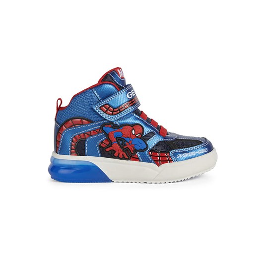 Geox Sneakersy &quot;Grayjay&quot; w kolorze niebiesko-czerwonym ze sklepu Limango Polska w kategorii Buty sportowe dziecięce - zdjęcie 174965867