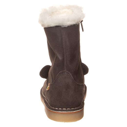 Buty zimowe dziecięce kozaki z aplikacją 