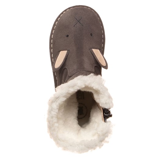 Buty zimowe dziecięce jesienne kozaki na zamek z aplikacją 