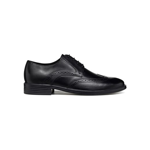 Geox Skórzane trzewiki &quot;Gladwin&quot; w kolorze czarnym ze sklepu Limango Polska w kategorii Buty eleganckie męskie - zdjęcie 174966606