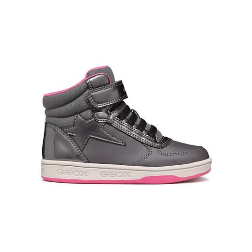 Geox Sneakersy "Maltin" w kolorze szaro-różowym Geox 30 wyprzedaż Limango Polska