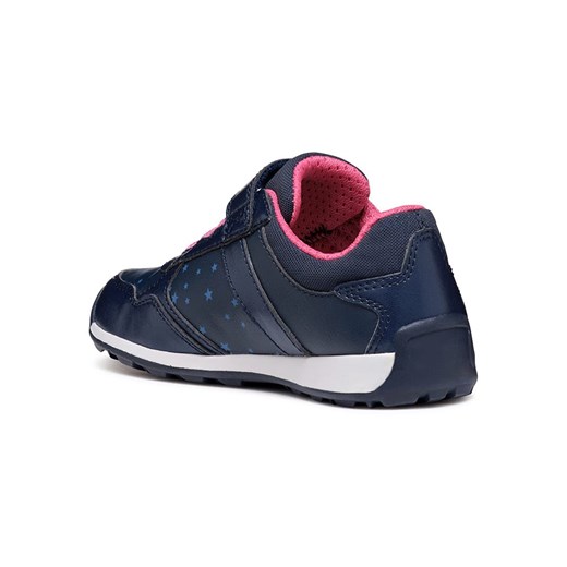 Buty sportowe dziecięce granatowe Geox sznurowane 