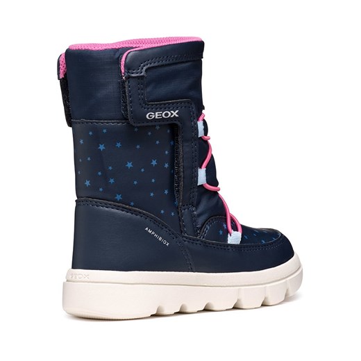 Buty zimowe dziecięce Geox z tkaniny