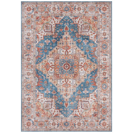Nouristan Dywan tkany "Sylla" w kolorze niebiesko-czerwonym Nouristan 120x160 cm promocja Limango Polska