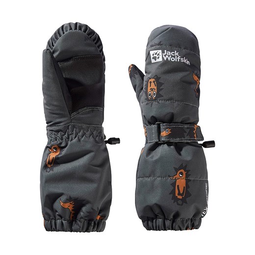 Jack Wolfskin Rękawiczki funkcyjne &quot;Gleely&quot; w kolorze szarym ze sklepu Limango Polska w kategorii Rękawiczki dziecięce - zdjęcie 174968549