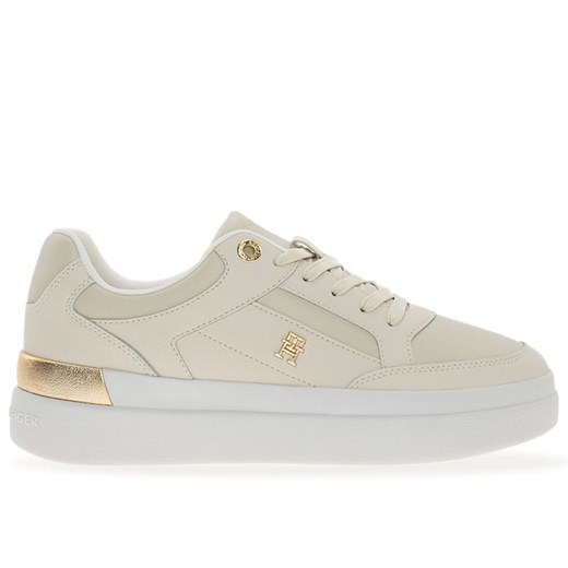 Buty Tommy Jeans Feminine Court Sneaker FW0FW08126-ACG - beżowe ze sklepu streetstyle24.pl w kategorii Buty sportowe damskie - zdjęcie 174971959