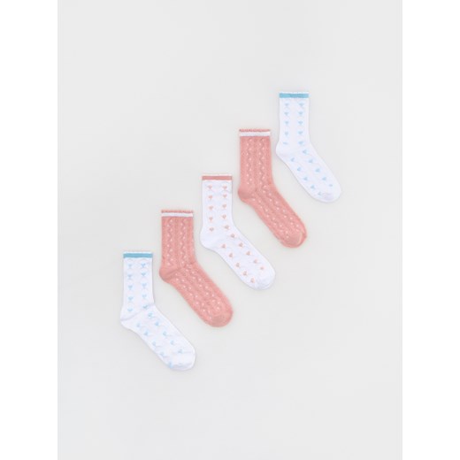 Reserved - Skarpetki 5 pack - biały ze sklepu Reserved w kategorii Skarpetki dziecięce - zdjęcie 174973586