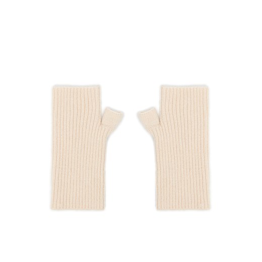 Cropp - Beżowe rękawiczki mitenki - beżowy Cropp Uniwersalny Cropp